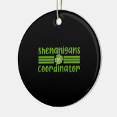 Shenanigans Coordinator St Patrick's Day Keramisch Ornament (Links)