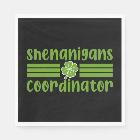 Shenanigans Coordinator St Patrick's Day Servet (Voorkant)