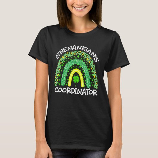 Shenanigans Coordinator St Patrick's Day T-shirt (Voorkant)