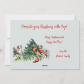 Shenanigans de Noël avec carte Aussies (Dos)