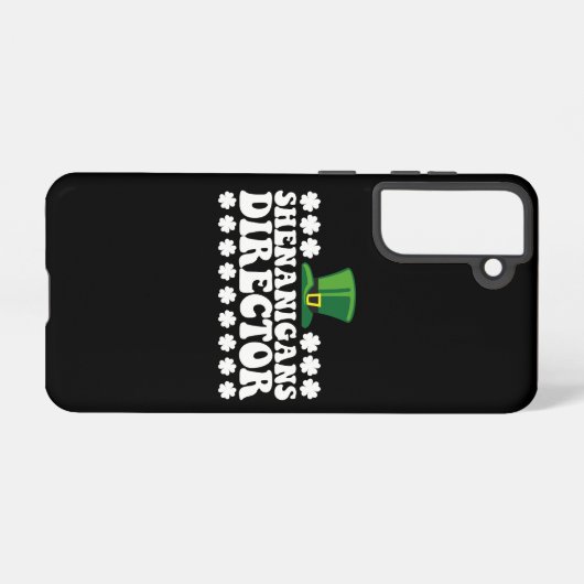 Shenanigans Directeur Groovy St Patrick's Day Iris Samsung Galaxy Hoesje (Achterkant horizontaal)