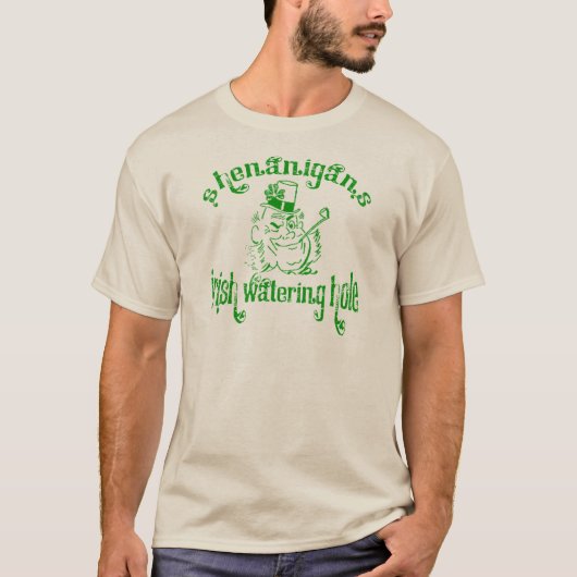 Shenanigans Irish Watering Hole T-shirt (Voorkant)