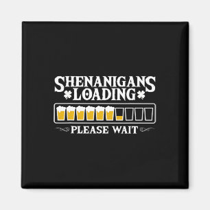 Shenanigans laden, even geduld, grappige St. Patri Magneet