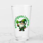 Shenanigans Loading Funny St. Patrick's Gnome Glas (Voorkant)
