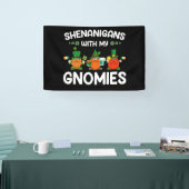 Shenanigans met mijn Gnomen St. Patricks Day Gnome Spandoek (Beurs)