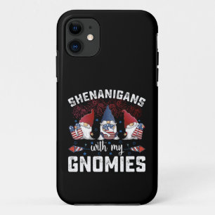 Shenanigans met mijn Gnomies USA 4 juli iPhone 11 Hoesje