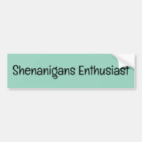 Shenanigans passionnés Stickers pare-chocs