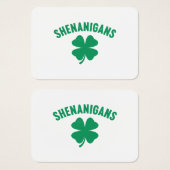 Shenanigans Shamrock Saint Patrick's Day Rétro (Devant & derrière)