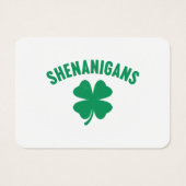 Shenanigans Shamrock Saint Patrick's Day Rétro (Dos)