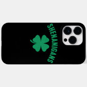 Shenanigans Shamrock St. Patrick's Day Retro  Case-Mate iPhone Case (Achterkant (horizontaal))