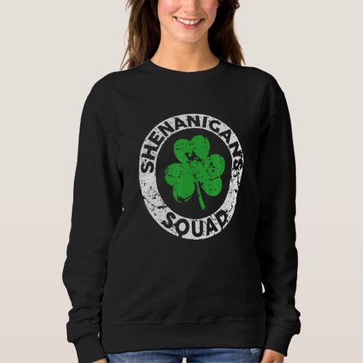 Shenanigans Squad Funny St Patrick's Day Matching  Trui (Voorkant)