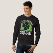 Shenanigans Squad Irish Funny Saint Patricks Day Trui (Voorkant volledig)