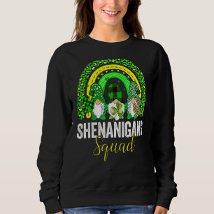 Shenanigans Squad Irish Gnomes Rainbow St Patrick" Trui