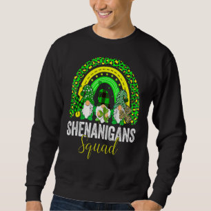 Shenanigans Squad Irish Gnomes Rainbow St Patrick" Trui