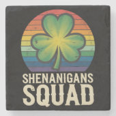 Shenanigans Squad Matching St Patricks Day Group Stenen Onderzetter (Voorkant)