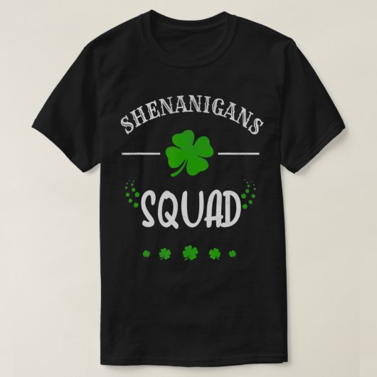 Shenanigans Squad St Patricks Day Gnomes Green Pro T-shirt (Design voorkant)
