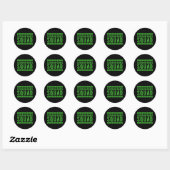 Shenanigans Squad St Patricks Day Gnomes Irish Ronde Sticker (Vel)