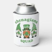 Shenanigans Squad St. Patrick's Day Kabouters Blikjeskoeler (Blikje Achterkant)