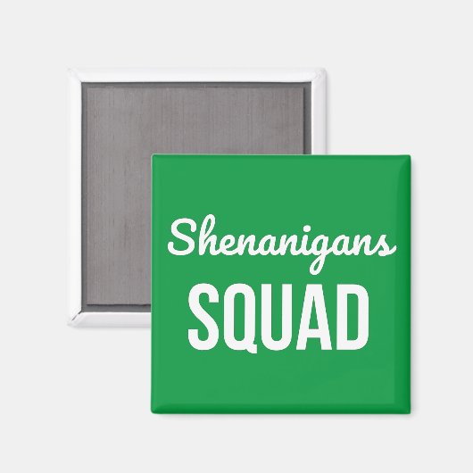 Shenanigans Squad St Patrick's Day Magneet (Voorkant / Achterkant)