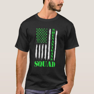 Shenanigans Squad St Patrick's Day Mannen Vrouwen T-shirt