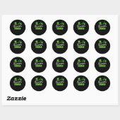 Shenanigans Squad St Patricks Day Shamrock Irish Ronde Sticker (Vel)