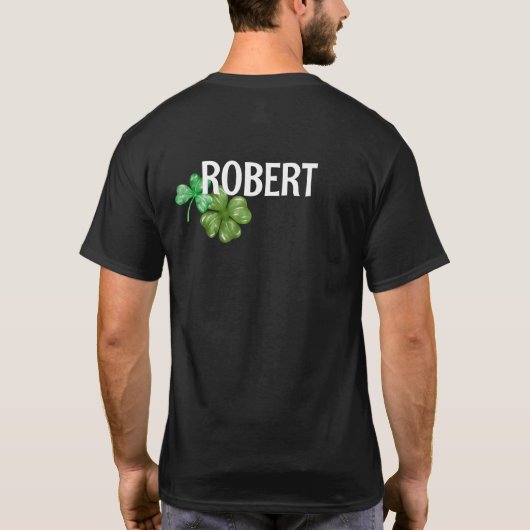 Shenanigans Squad, St. Patricks Day Team, Shamrock T-shirt (Achterkant)