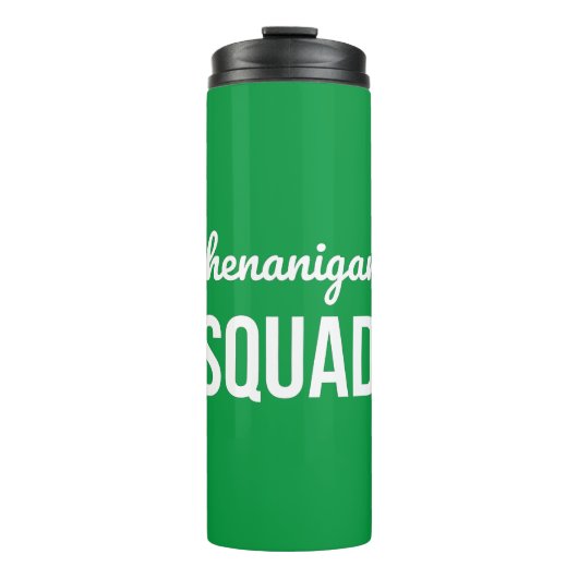 Shenanigans Squad St Patrick's Day Thermosbeker (Voorkant)