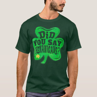 Shenanigans TShirt Saint Patricks Day Feestgeschen