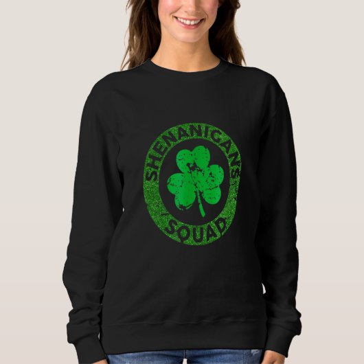 Shenanigansquad Funny St Patrick's Day M Atching G Trui (Voorkant)