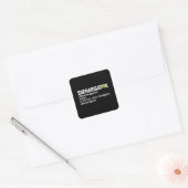 Shenanigator Definition St Patricks Day Vierkante Sticker (Envelop)