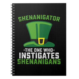 Shenanigator Degene Die Schelmenstreken Uitlokt Notitieboek
