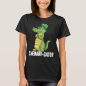 Shenanigator Saint Patrick Day Irish Alligator T-shirt (Voorkant)