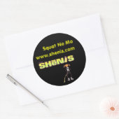 Shenis, Squat No Mo Ronde Sticker (Envelop)