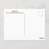 Shepadole Profile Closeup Photographic Briefkaart (Achterkant)