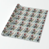 Shepadoodle Christmas Wrapping Paper Cadeaupapier (Uitgerold)