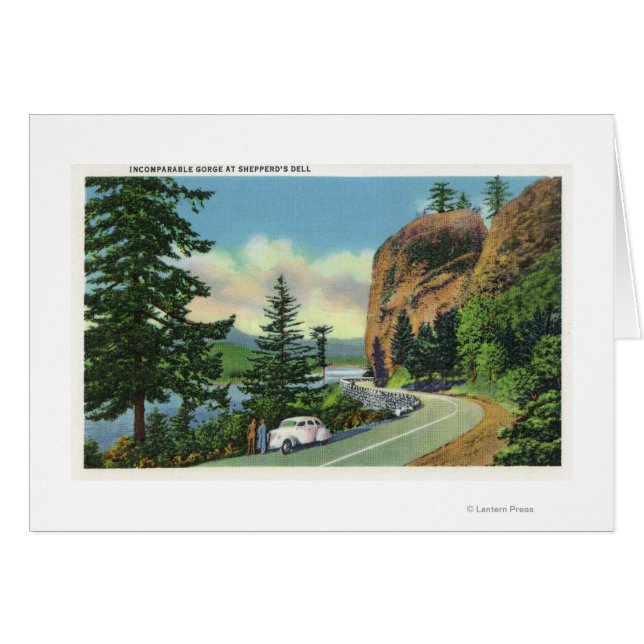 Shepberd's Dell View of Incomparable Gorge (Devant horizontal)