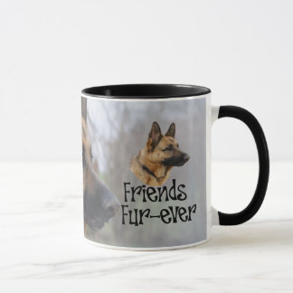 sheperd « Friends Fur-ever » tasse de