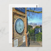 Shepherd 24-uurs Poortklok, Greenwich Briefkaart (Voorkant / Achterkant)
