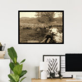 Shepherd and Flock South Dakota 1891 Poster (Thuiskantoor)