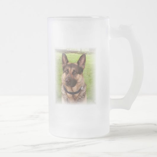 Shepherd Dog Frosted Beer Mok (Rechts)