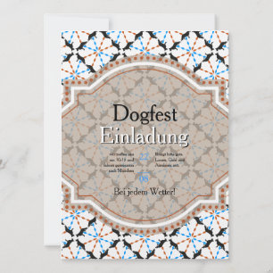Shepherd Dog Invitation Kaart
