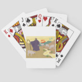 Shepherd en zijn veestapels pokerkaarten (Achterkant)