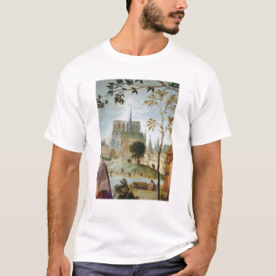 Shepherd met koppel en zwemmers t-shirt