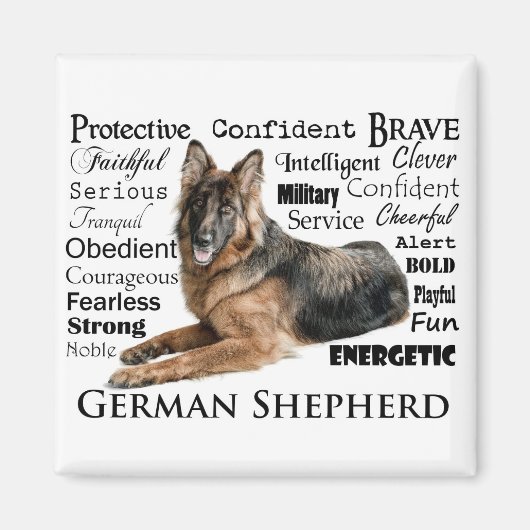 Shepherd Traits Magnet Magneet (Voorkant)