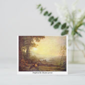 Shepherd van Claude Lorrain Briefkaart (Staand voorkant)