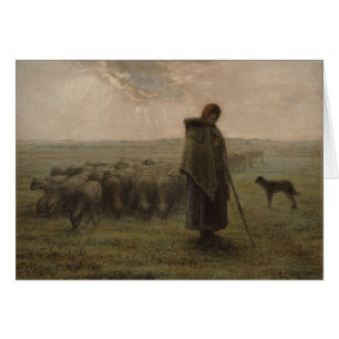 Shepherdess en haar kudde   1862-63