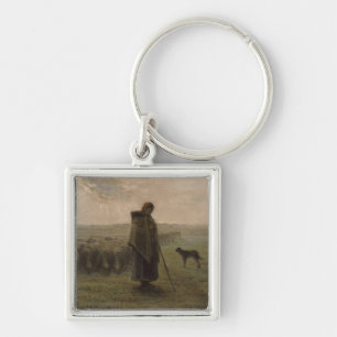 Shepherdess en haar kudde 1862-63 sleutelhanger