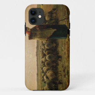 Shepherdess met haar Flock, 1863 iPhone 11 Hoesje