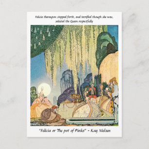 Shepherdess ontmoet de koningin Kay Nielsen Briefkaart