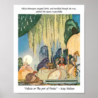 Shepherdess ontmoet de koningin Kay Nielsen Poster